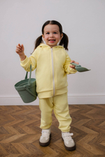 Костюм из футера петля (сливочное масло)