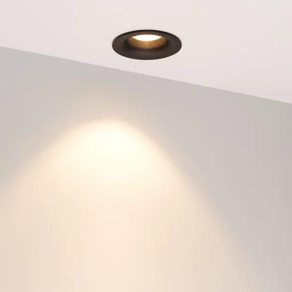 Светильник MS-FOGGY-BUILT-R86-10W Warm3000 (BK, 60 deg, 230V) (Arlight, IP54 Металл, 5 лет) 044630