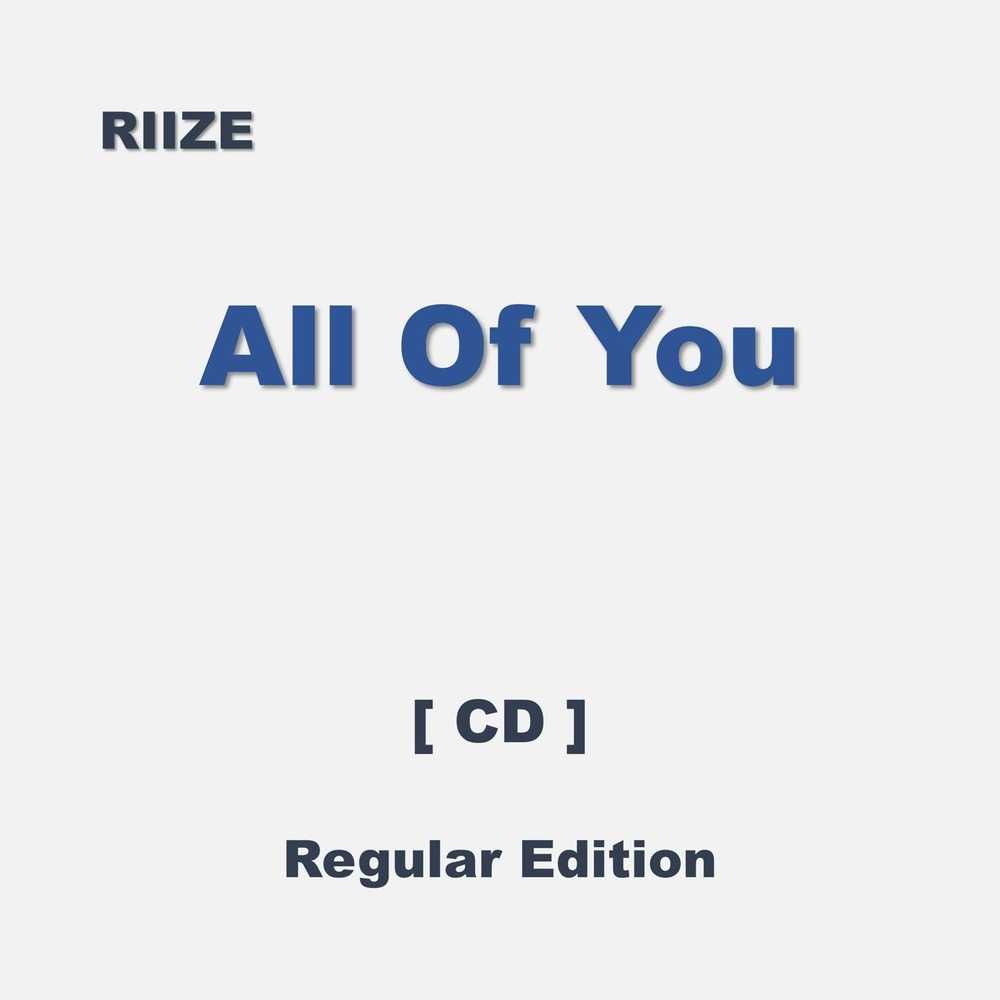 Альбом RIIZE - ALL OF YOU JAPAN Single Album REGULAR Edition