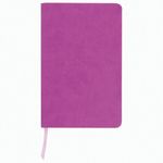 Ежедневник недатированный А5 (138х213 мм) BRAUBERG "Stylish", кожзам, гибкий, 160 л., розовый, 111860