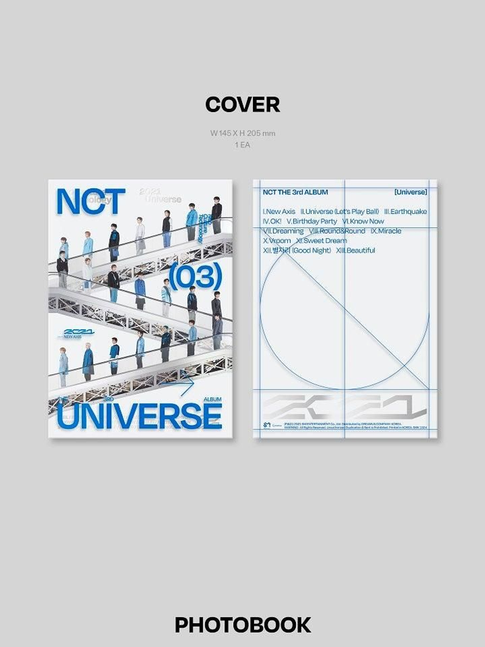 Альбом NCT - Universe 3rd Album PHOTOBOOK Version