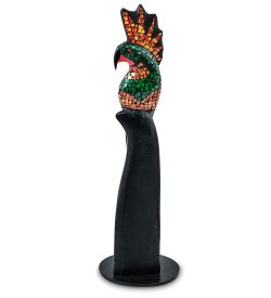 Decor and Gift 23-030-03 Н-р статуэток из трех «Какаду» дерево+стекл.мозаика (50,40,30 см)