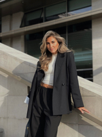 Брюки на резинке с гульфиком