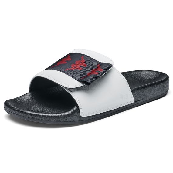 Kappa Slide 'White Black'