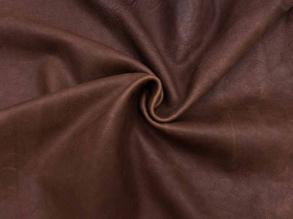 Альбагия цв. Коричневый / Albagia Dark Brown тощ. 1,8-2,0 мм, натуральная кожа