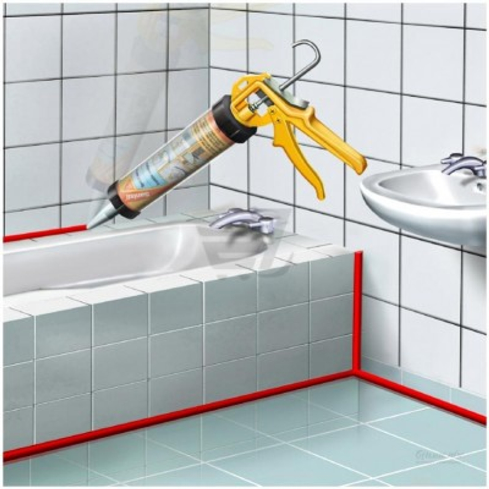 Силиконовый герметик sika sanisil сика санитарный прозрачный