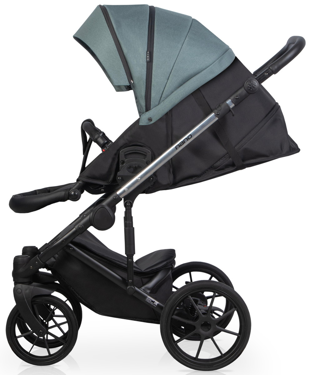 Детская коляска Riko Nano Thermo 2 в 1 14 Dark sage (темно-зеленый)