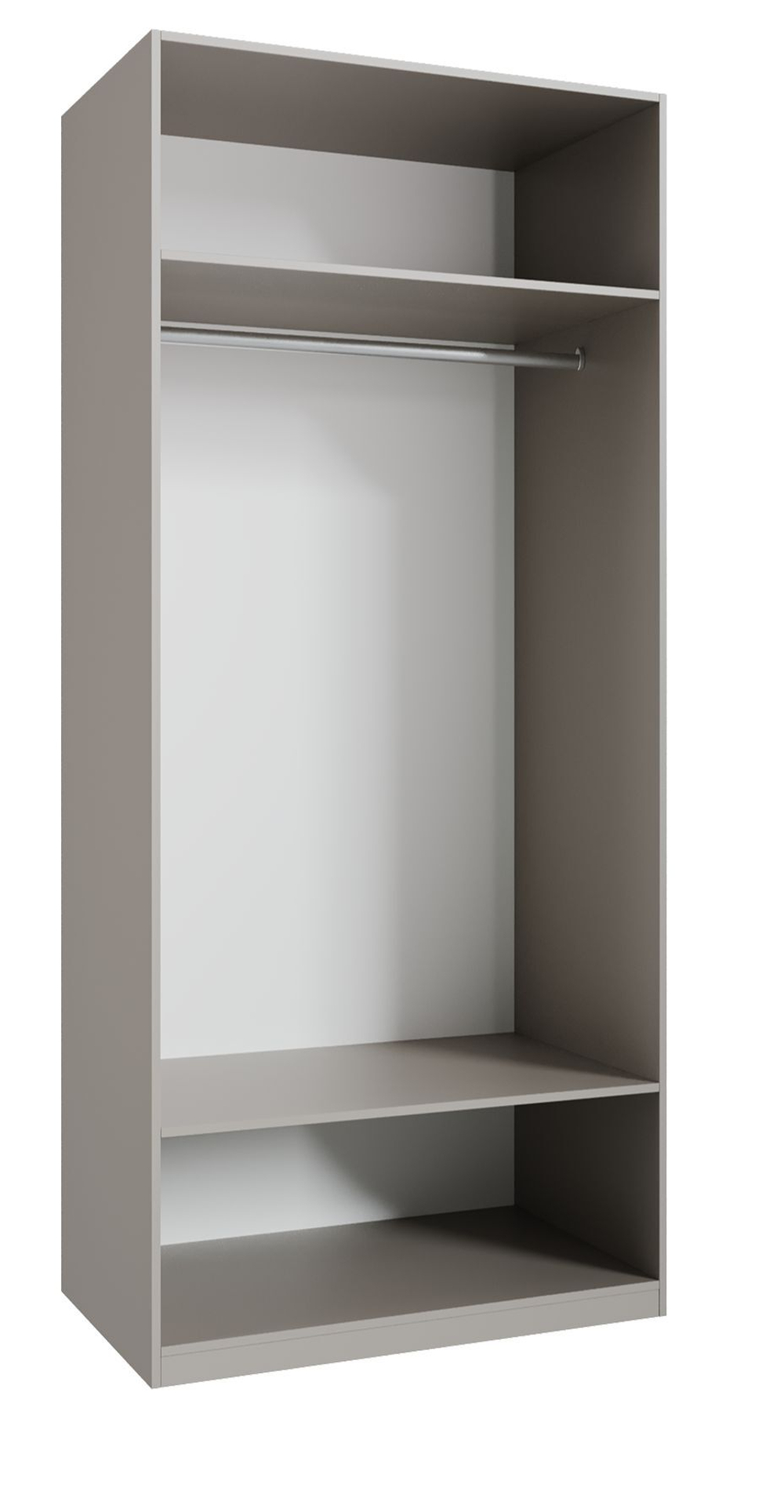 Шкаф стеллаж Париж, серый