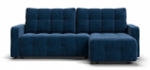 Угловой диван Денди Велюр Монолит синий