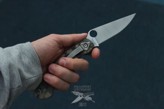 Складной нож Spyderco Military Camo C36GPCMO c клинком из стали CPM-S30V, рукоять G10