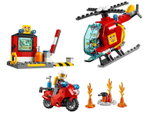 LEGO Juniors: Чемоданчик «Пожар» 10685 — Fire Fighting Corps Set Helicopter & Motorcycle — Лего Джуниорс Подростки