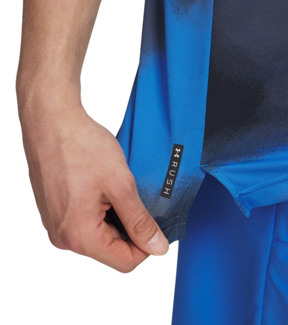 Теннисная футболка Under Armour Vanish Energy Printed Short Sleeve - blue atlantis