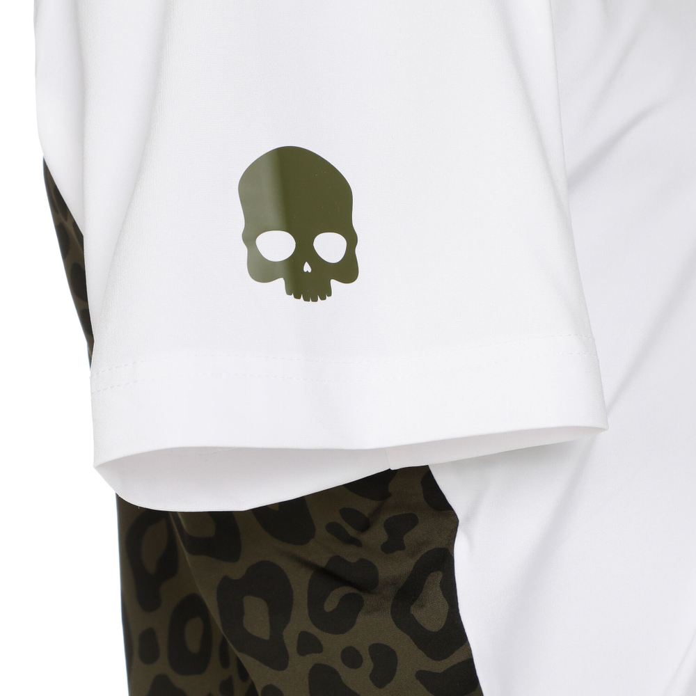 Мужское теннисное поло Hydrogen Tech Panther T-Shirt Men - White, Multicoloured