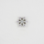 Snowflake tops with Genuine diamonds