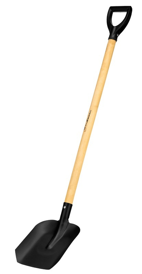 Лопата совковая, 235х270х1300 мм, деревянный черенок с пропиткой, Россия Сибртех 614595