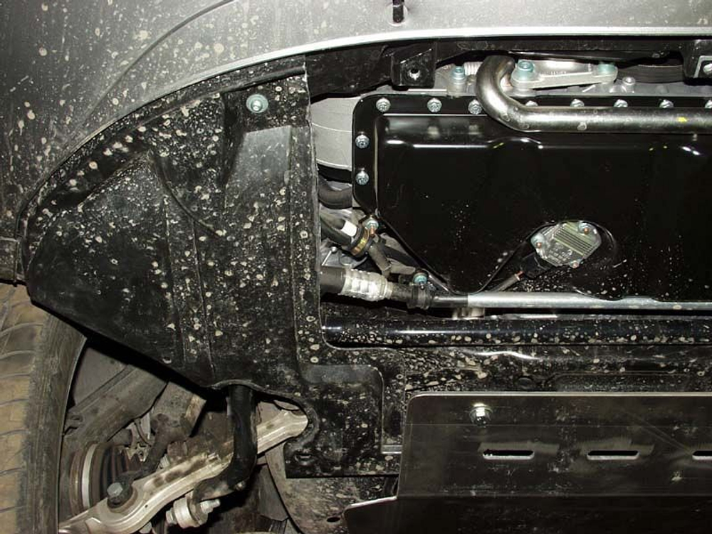 Защита картера Sheriff для Audi A6 Allroad I (C5) 2000-2006 арт.02.0667