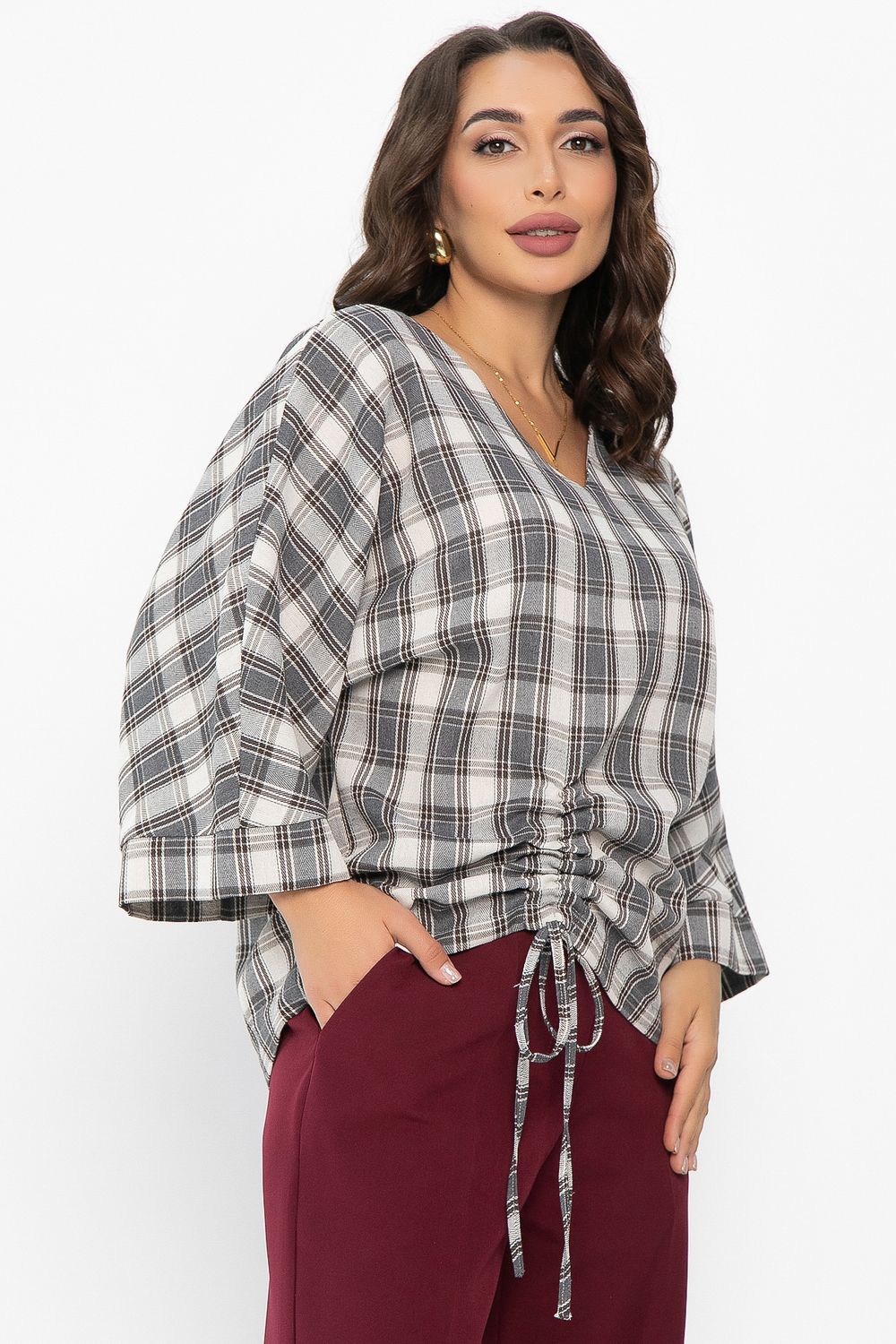 Блуза Ватсон (серая) Б14151-12М LT Collection