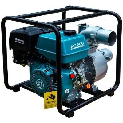 ALTECO WP100 мотопомпа бензиновая 8.97 л.с, 1500 л/мин, диаметр 100 мм, 52245
