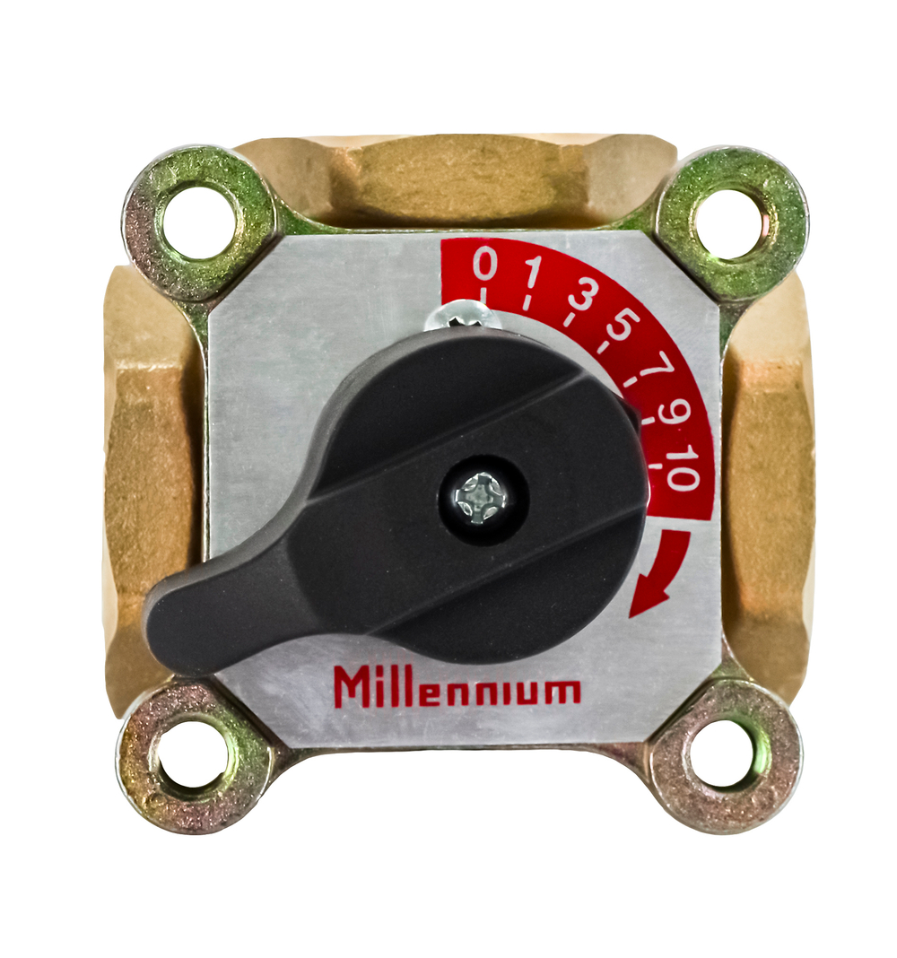 Кран трехходовой 1" г. смесительный Millennium