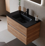 Тумба подвесная SANCOS Urban 790х450х550, c двумя ящиками оснащенными доводчиками, дуб галифакс натуральный , арт. UR80EG