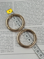 Карабин-кольцо золотистое