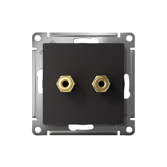 Розетка аудио 2-м AtlasDesign карбон SE ATN001087