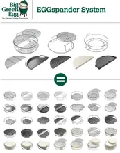 Решётка чугунная круглая, 46 см, для гриля Big Green Egg L
