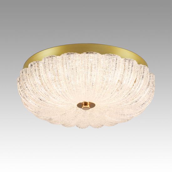 7719/36L PIKO LED SN 027 Светильник металл/стекло/прозрачный/золотой LED 36Вт 3000-6500K D300 IP20 пульт ДУ TESORO