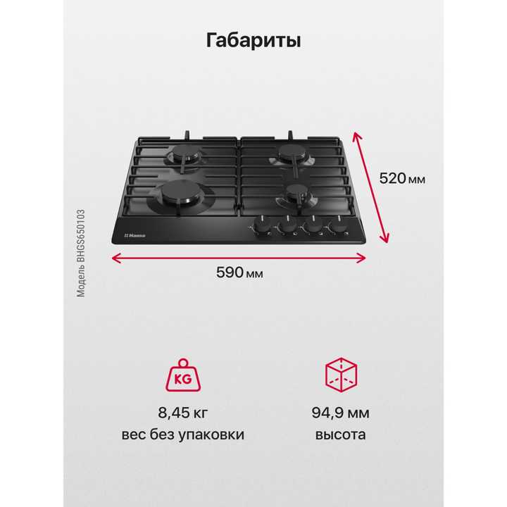 Газовая панель Hansa BHGS650103