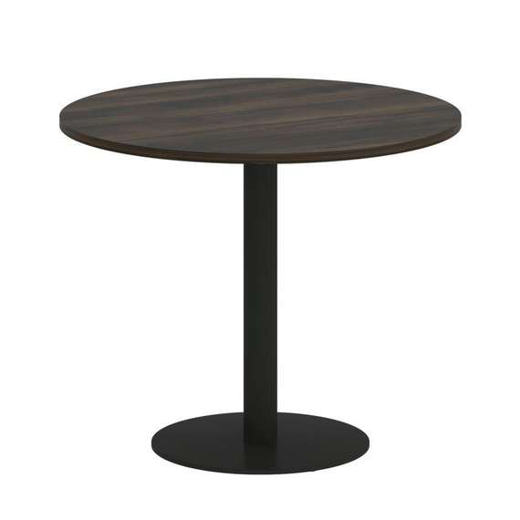 Onix Direct Стол круглый O.SPRG-1 Дуб Мали/Металл Черный 900*900*750