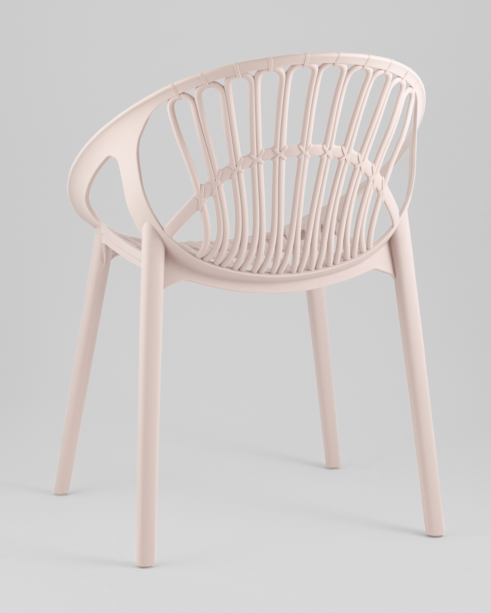 Стул Takeo пластик нежно-розовый