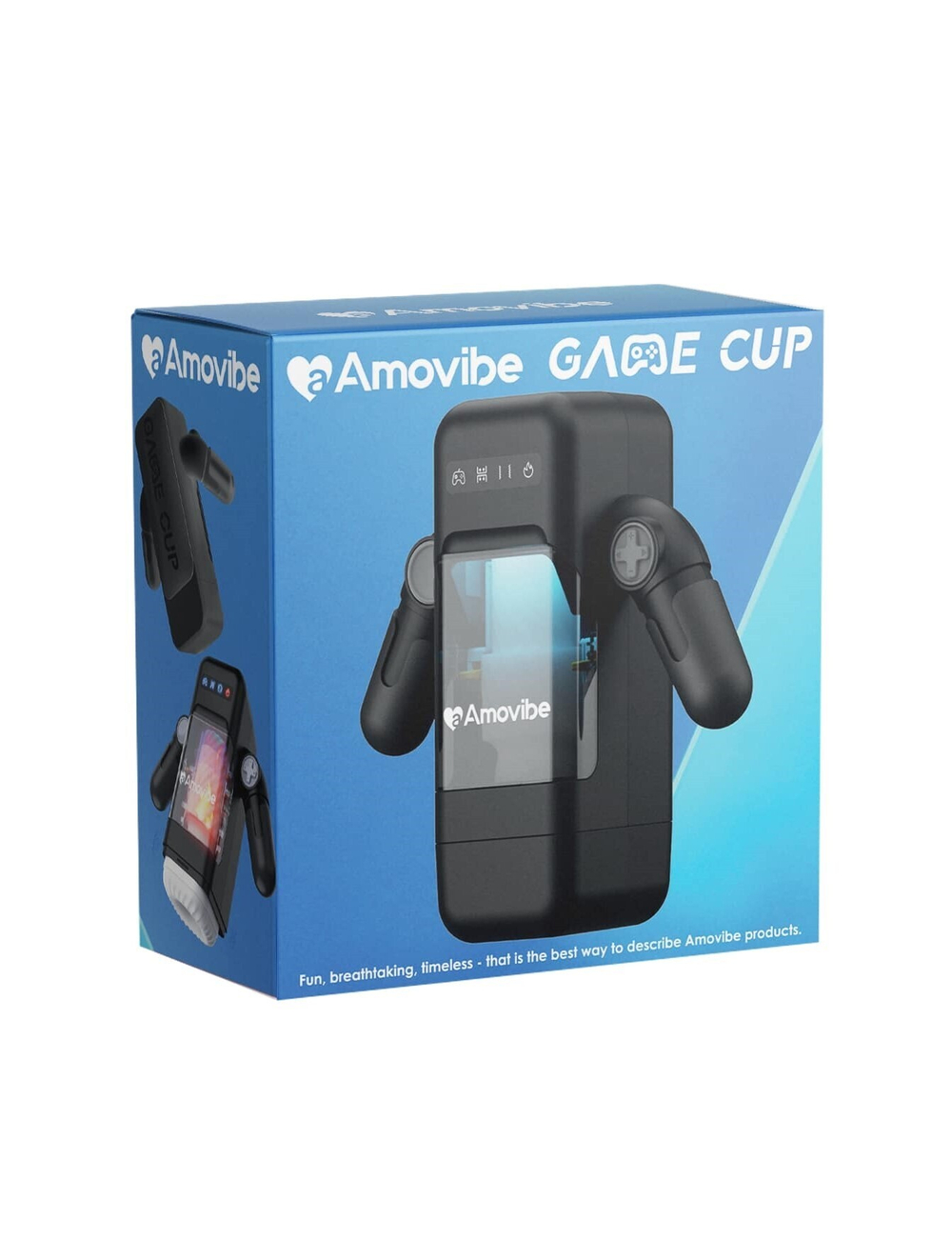 Инновационный робот-мастурбатор Amovibe Game Cup (чёрный)
