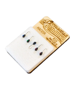 Мормышка для зимней рыбалки - "Капля". Диаметр - 2,5 мм, вес - 0,22 гр., цвет - Черное серебро. Тульская точеная спортивная вольфрамовая мормышка в наборе - 5 шт.