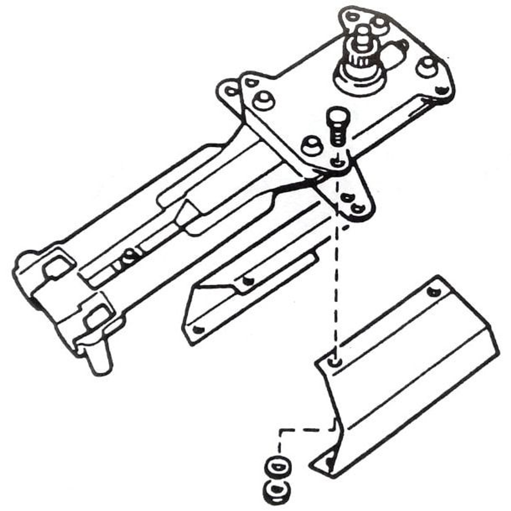 Привод дистанционного управления газом и реверсом "700 SOL", защелка нейтрали. (10015308)