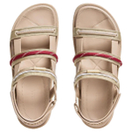 Moncler Vera Isla Sheepskin One Strap Sandals 1cm Women"s Beige