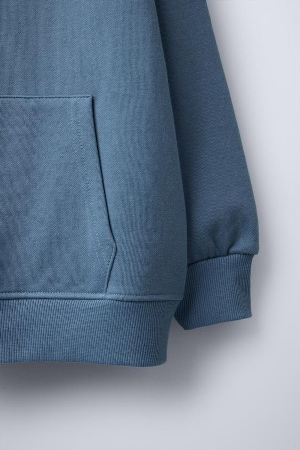 ZARA ХУДИ С МОЛНИЕЙ, СИНИЙ