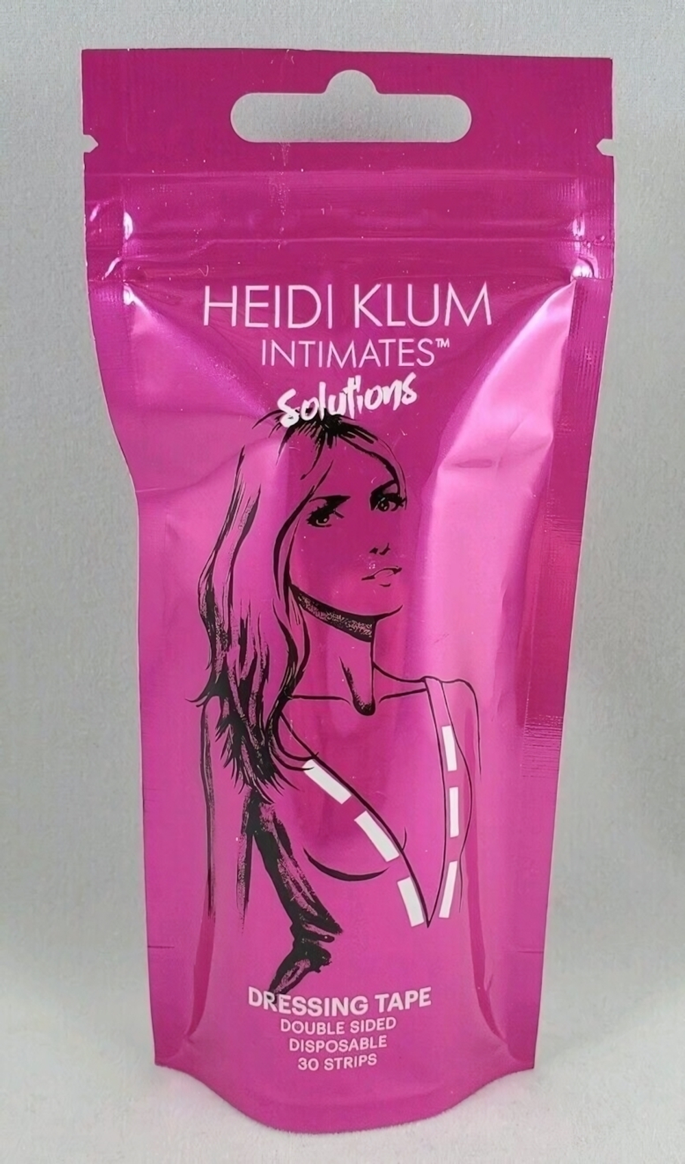 Клейкая лента для фиксации одежды и белья на теле (Цвет: прозрачный)