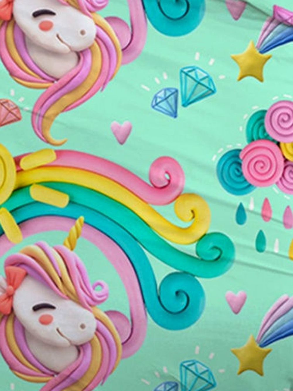 Наволочка комплект 2шт Сказка "Единорог" 70х70 см, перкаль