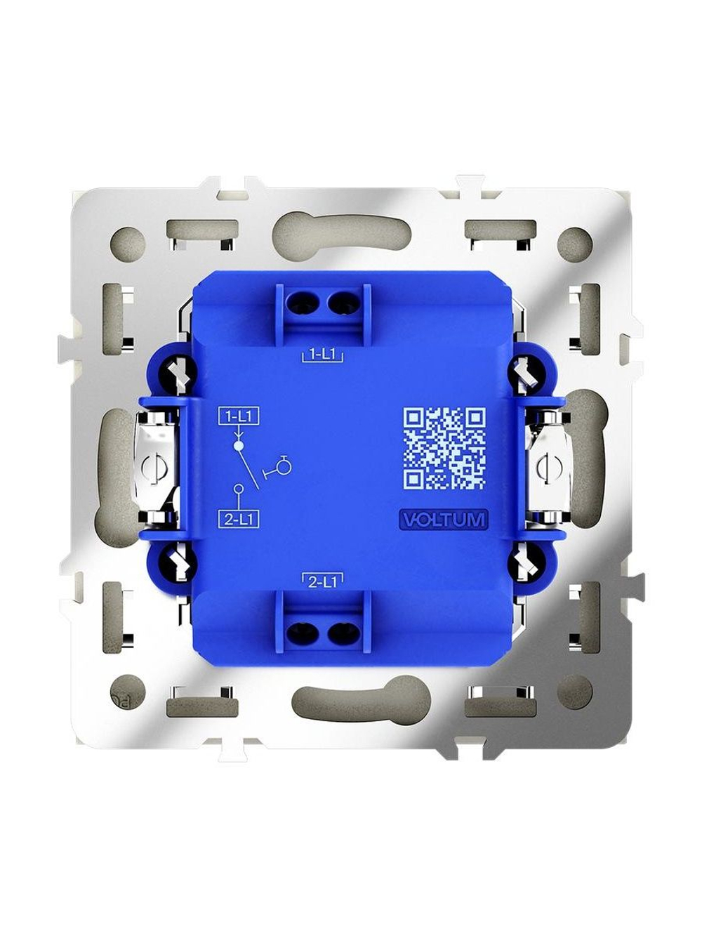 Выключатель 1-кл. СП S70 10А с самовозвратом механизм шелк Voltum VLS010604