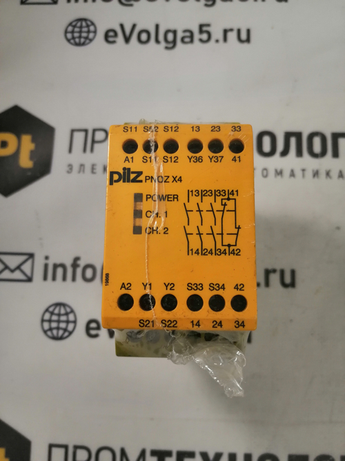 PILZ PNOZ X4 24VDC 3n/o 1n/c 774730 новое