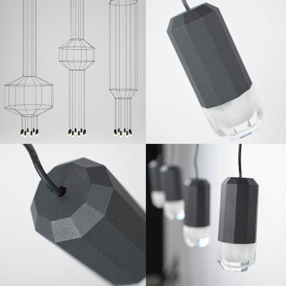Подвесная люстра Imperium Loft Vibia Wireflow 75394-22
