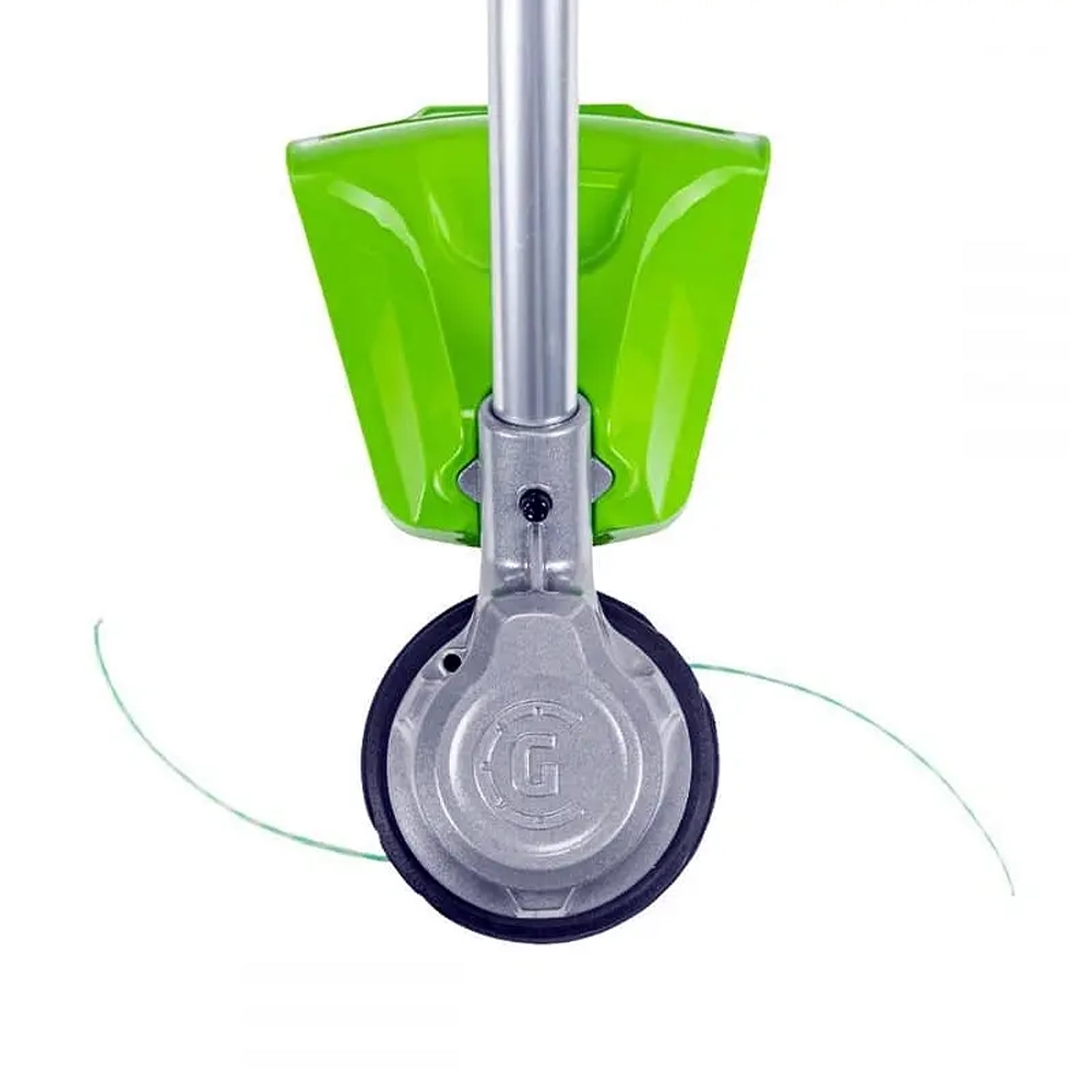 Комплект: триммер аккумуляторный, аккумулятор (2 шт.), зарядное устройство Greenworks GD82LT/G82B5/G82B2/G82C 2110607/2914607/2914907/2914707