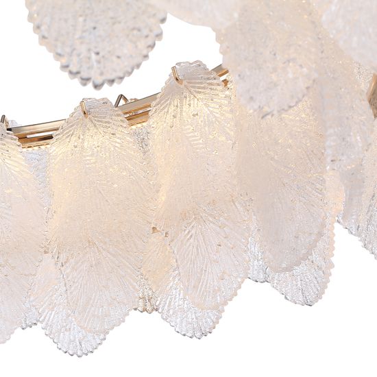 SL6135.223.01 Светильник подвесной ST-Luce золото/прозрачный, янтарный LED 1*56W 3000K LIGHTSOME