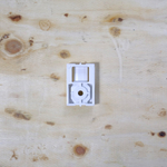 Площадка под стяжку для прямого монтажа белая (100шт/1500шт уп/кор) Промрукав