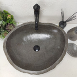 Раковина из речного камня RS-62023 (57*48*15)