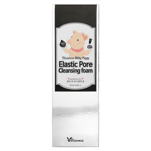 Elizavecca, Elizavecca Milky Piggy, пенка с эластичной структурой для очищения пор, 120 мл (4,06 жидк. унции)