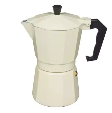 Kitchen Craft - Алюминиевая Турка кофеварка под давлением на 6 чашек. / артикул   LX6CUPCRM  / GTIN 5028250567505