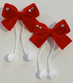 Бант 0050-25-2 Красный