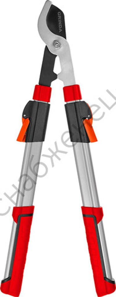 GRINDA T-830, 595-830 мм, закаленные лезвия, телескопический, плоскостной сучкорез (424590)