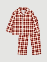 Пижама с воротником Mjölk Christmas Check